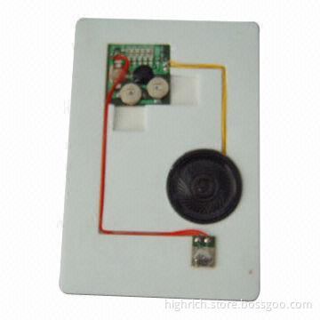 Sound Module with EVA, PCB, Voice Chip, and Speaker, Suitable for Greeting Card